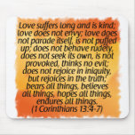1 Corinthians 13:4-7 mousepads