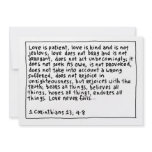 1 Corinthians 13 4-8 invitations