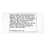 1 Corinthians 13 4-8 Photo Cards