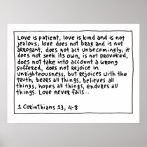 1 Corinthians 13 4-8 Print
