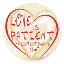 1 Corinthians 13:4 Love is patient