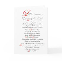 1 Corinthians 13 Card