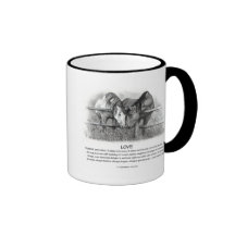 1 Corinthians 13: Love, Horses in Pencil Mug