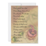 1 Corinthians 13 Love is Patient Mini Prints Invitation