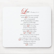 1 Corinthians 13 Mousepads