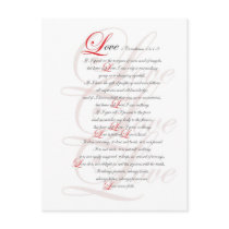 1 Corinthians 13 Post Cards