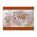 1 Corinthians 13 Rose (v1) postcards
