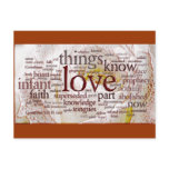 1 Corinthians 13 Rose (v1) postcards