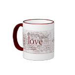 1 Corinthians 13 Rose (v2) Coffee Mugs