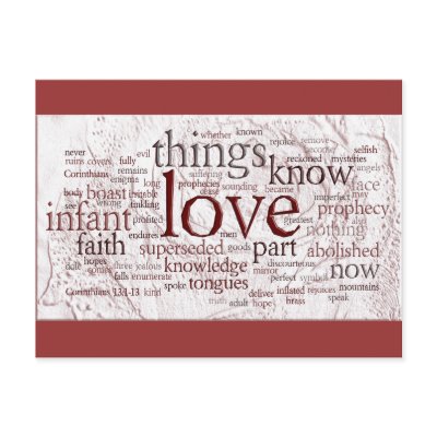 1 Corinthians 13 Rose (v2) by word_clouds