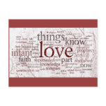 1 Corinthians 13 Rose (v2) postcards