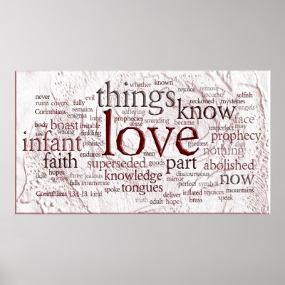 1 Corinthians 13 Rose (v2) by word_clouds