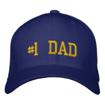 #1 Dad Baseball Hat Baseball Cap