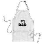 #1 Dad (Blk) aprons