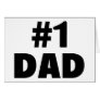 #1 Dad (Blk) Card
