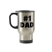 #1 Dad (Blk) Coffee Mug