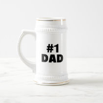 #1 Dad (Blk) Mugs