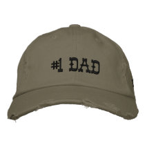 #1 Dad cap Baseball Cap