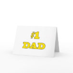 #1 Dad cards