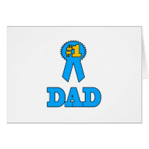 #1 Dad Card
