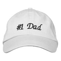 #1 Dad Embroidered Hat