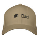 #1 Dad Embroidered Baseball Cap