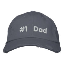 #1 Dad Embroidered Hat