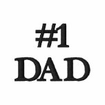 #1 DAD Embroidered Shirt