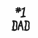 #1 DAD EMBROIDERED SHIRT