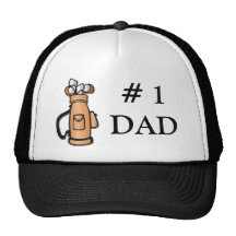 #1 Dad Golf Hat