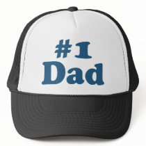 #1 Dad Trucker Hats