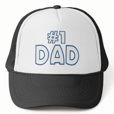 #1 Dad Trucker Hats by FamilyCares