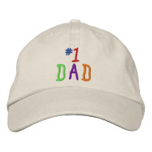 #1 Dad Hat Embroidered Hat