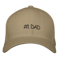 #1 DAD Hat Embroidered Hats