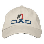 #1 dad hat stitched embroidered baseball cap