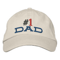 #1 dad hat stitched embroidered baseball cap