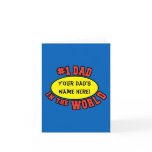 #1 Dad in the World Customise Father's Day