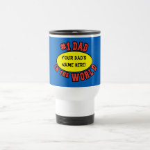 #1 Dad in the World Customise Father's Day Mug