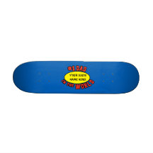 #1 Dad in the World Customise Father's Day Custom Skateboard