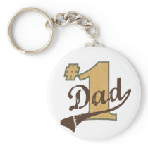 #1 Dad Keychains