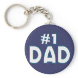 #1 Dad Keychains