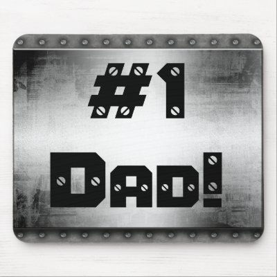 #1 Dad Metal Mousepad by MetalShop