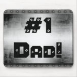 #1 Dad Metal Mousepad