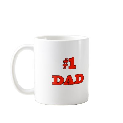 #1 Dad Mug by fullofNuts