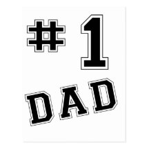#1 Dad Post Cards