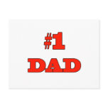 #1 Dad Postcard