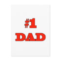 #1 Dad postcards