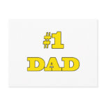 #1 Dad postcards