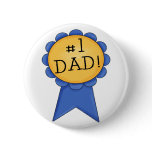 #1 Dad (ribbon) buttons
