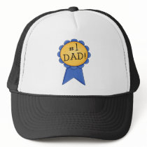#1 Dad (ribbon) Hats